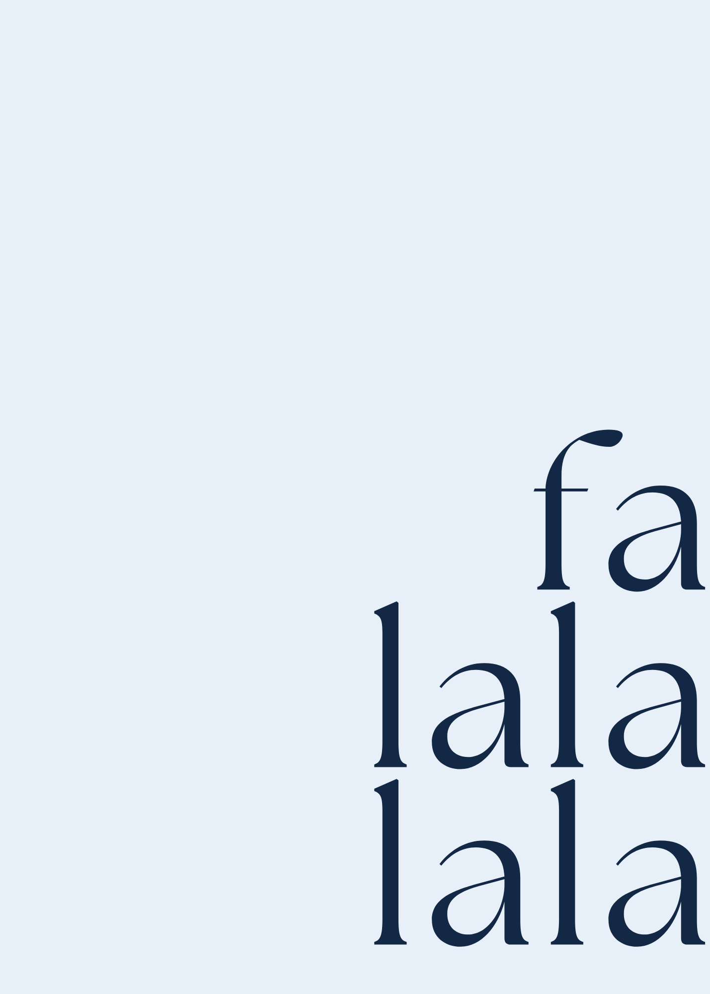 🎄 “fa lala lala” Holiday Card | 4.25" x 5.5" card w/envelope | 2024 Holiday Collection