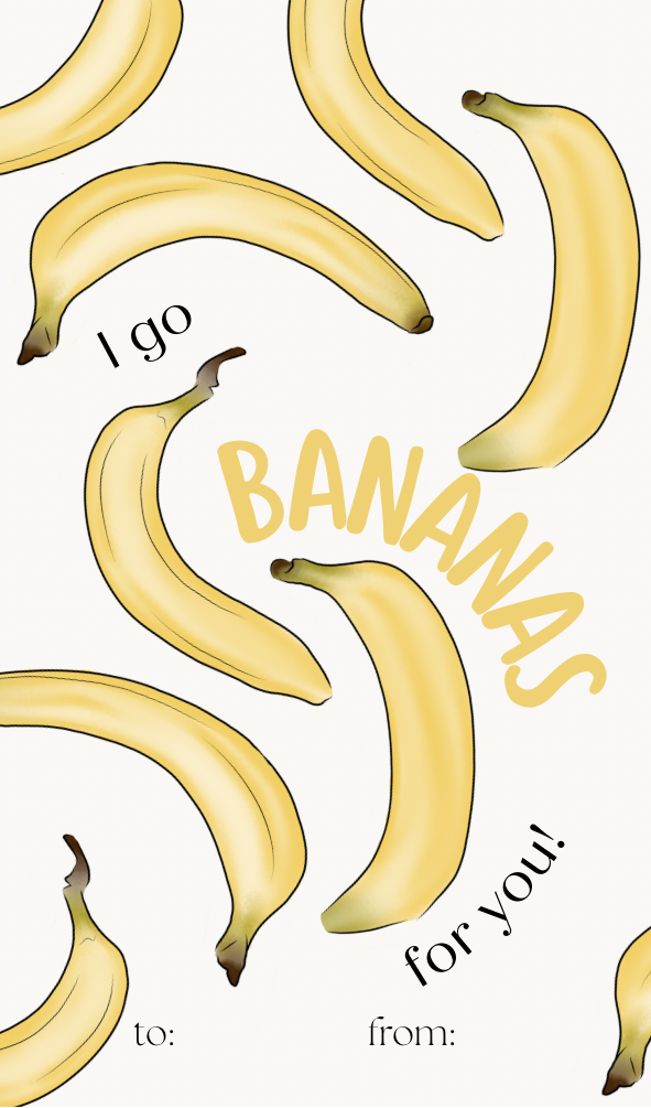 š Pack of 30 School Valentines - Fruit & Veggie Puns (no envelopes)