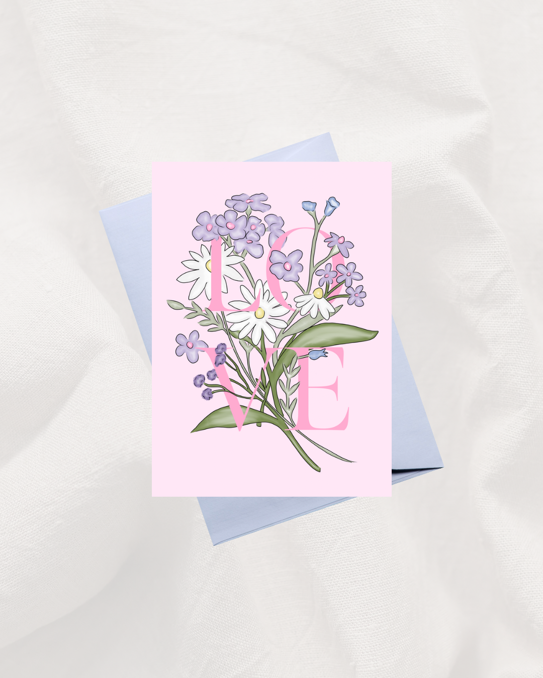 💕 LOVE Greeting Card | 4.25x5.5" Card w/envelope