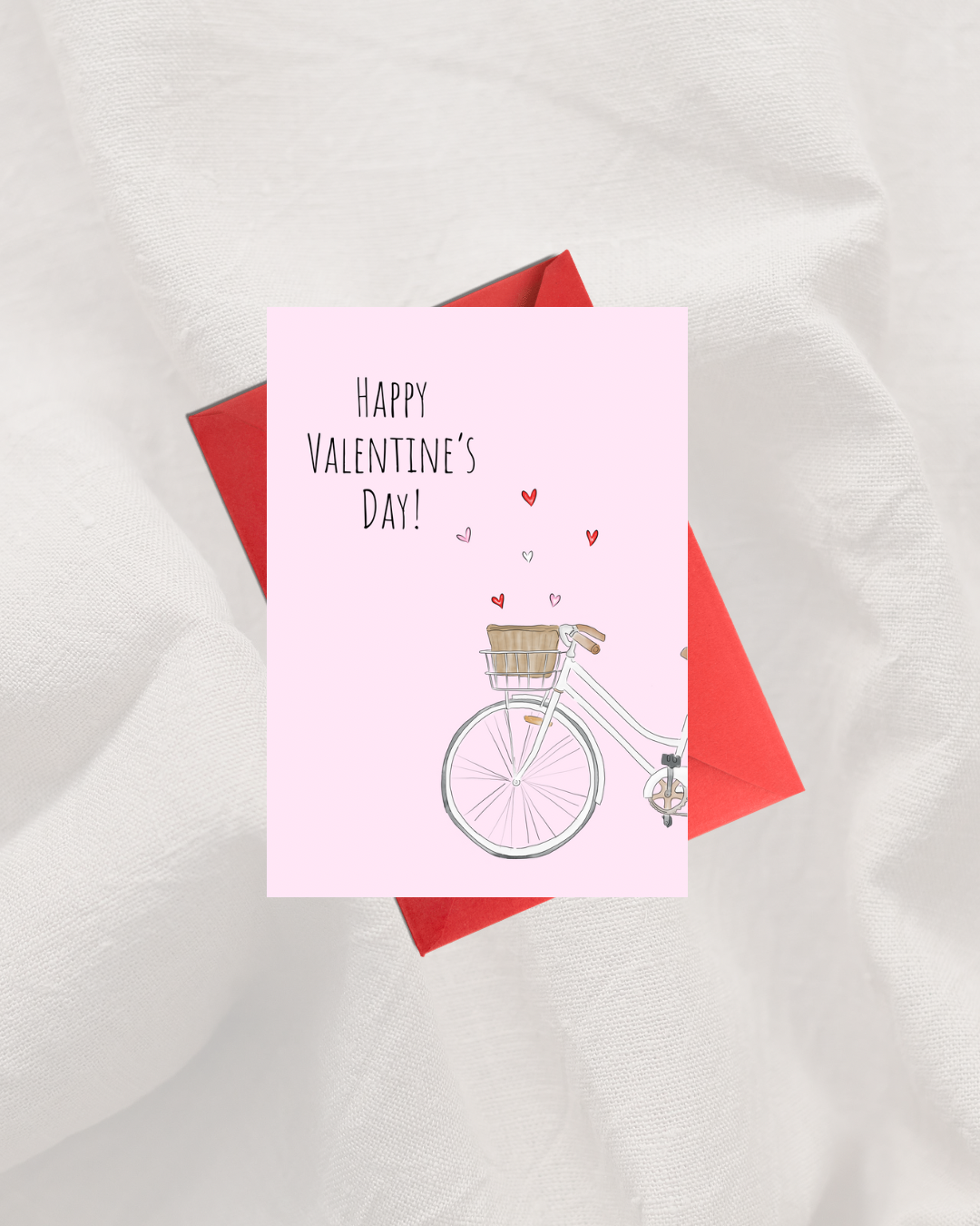 💕 “Happy Valentine’s Day" Greeting Card | 4.25x5.5" Card w/envelope
