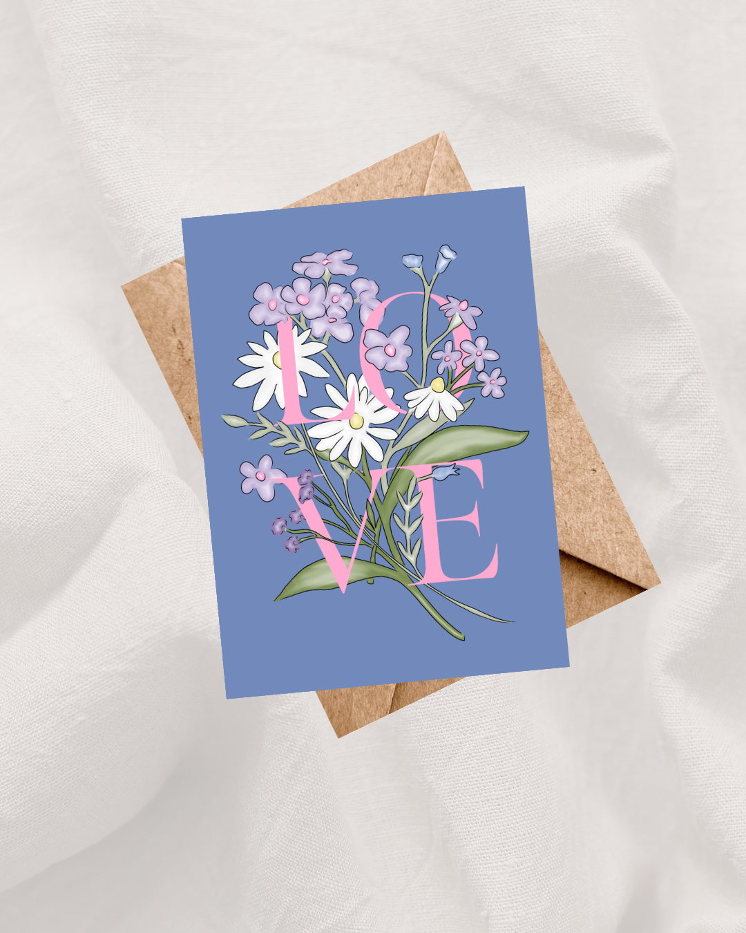 💕 LOVE Greeting Card | 4.25x5.5" Card w/envelope