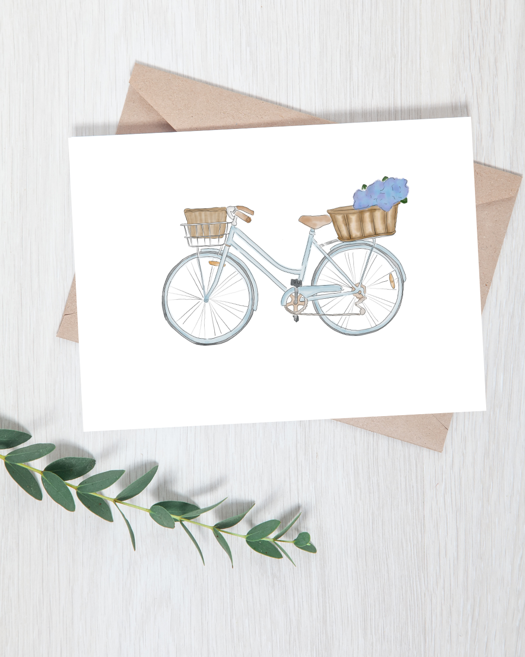 Coastal Bike Note Card | 4.25