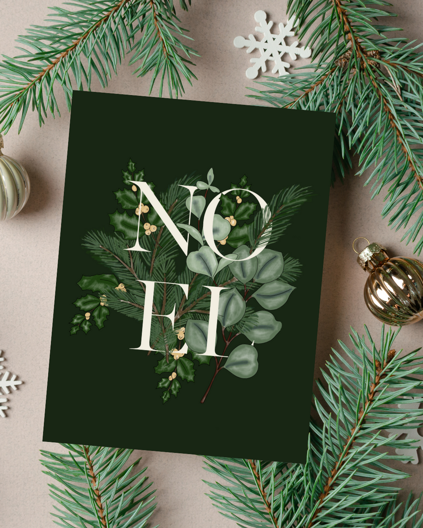 🎄 “Noel” Holiday Card | 4.25