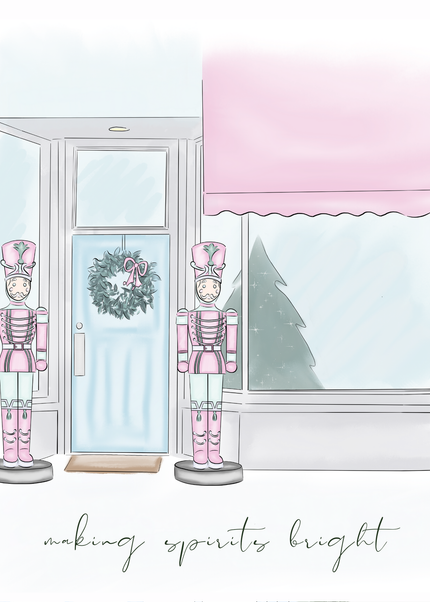 🎄 “Making Spirits Bright” Holiday Card | 4.25