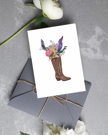 Coastal Cowgirl Note Card | 4.25