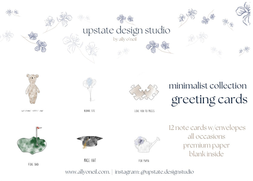 Minimalist Cards Boxed Set | set of 12