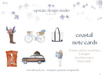 Coastal Note Cards Boxed Set | set of 12