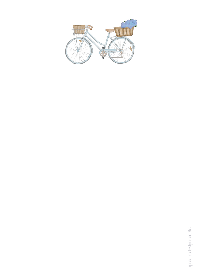 Coastal Bicycle Notepad | 4.5 x 5.5”