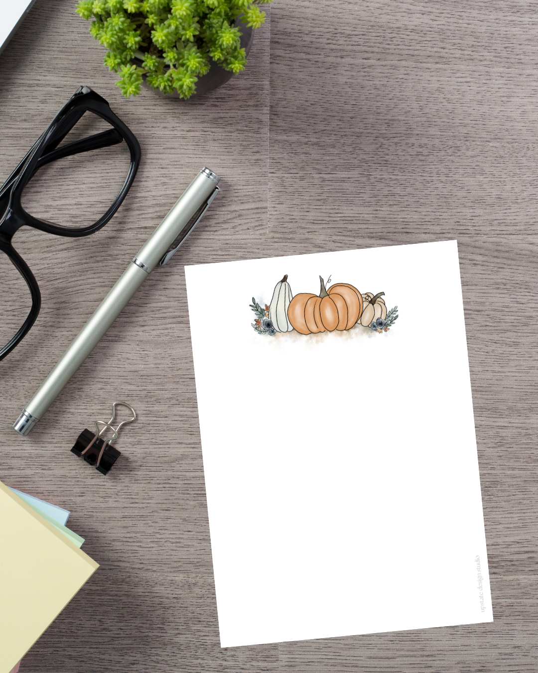Fall Pumpkins Notepad | 4.5x6"