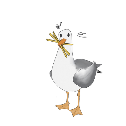 Gary the Seagull Sticker