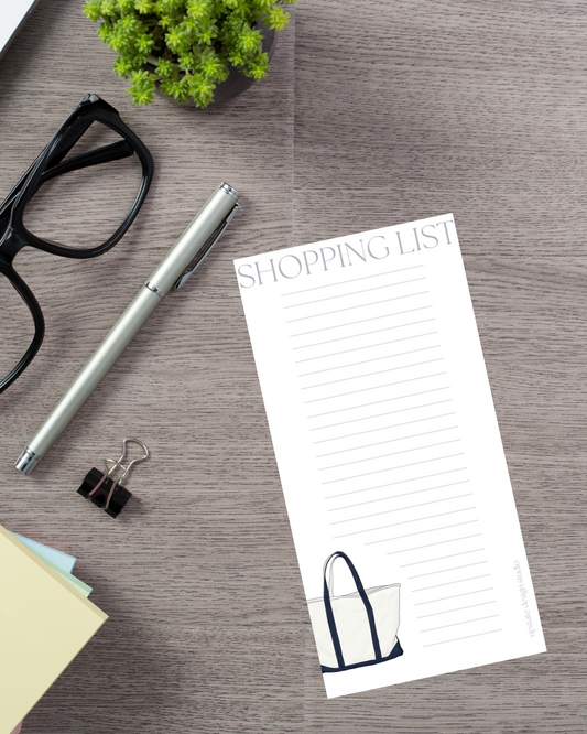 Shopping List Notepad | 3x6"