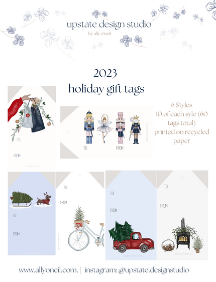 🎄 Gift Tag Boxed Set | Set of 60 | 2023 Holiday Collection