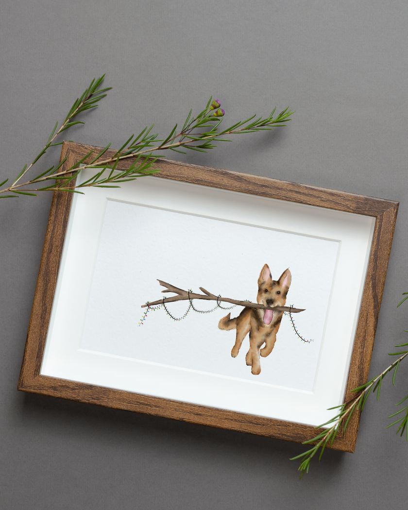 Custom Pet Portrait | Digital Watercolour