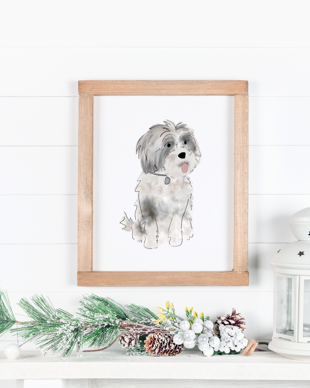 Custom Pet Portrait | Digital Watercolour