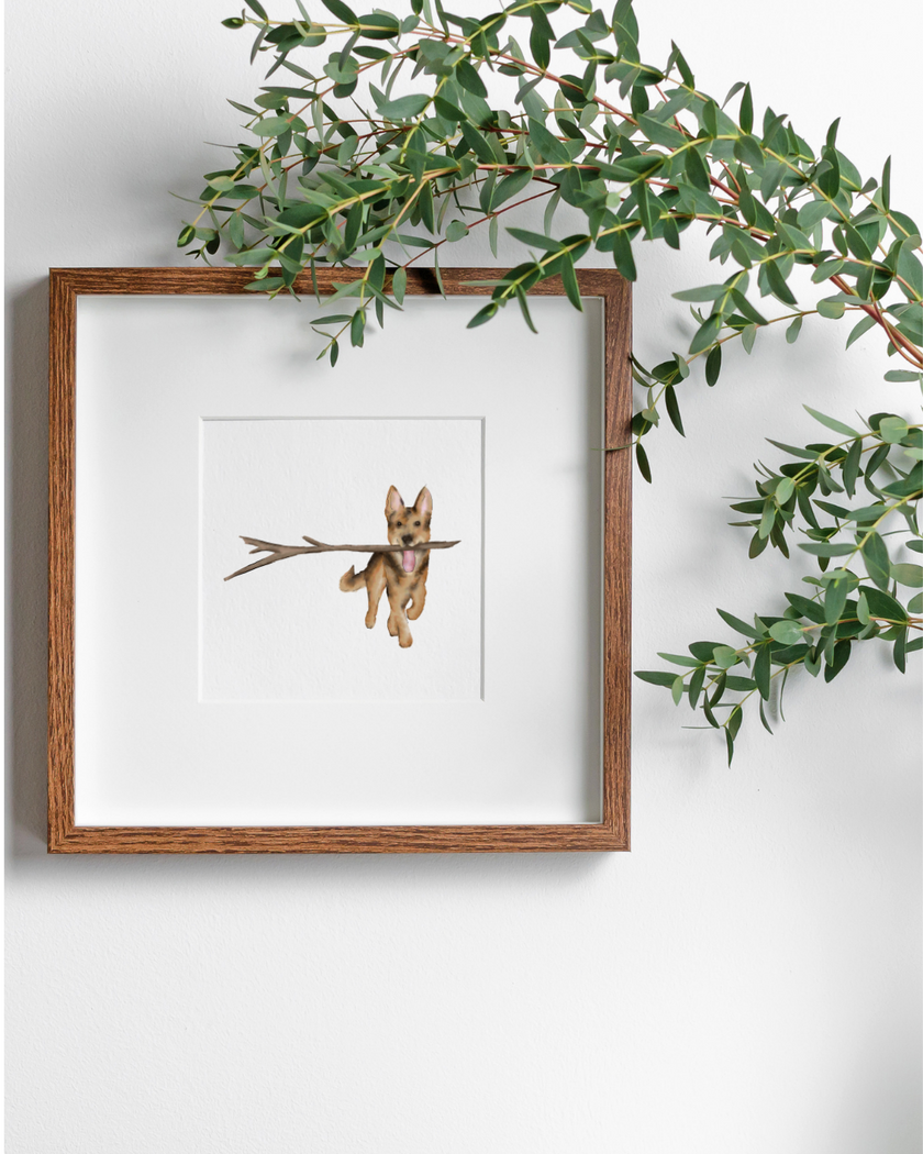 Custom Pet Portrait | Digital Watercolour