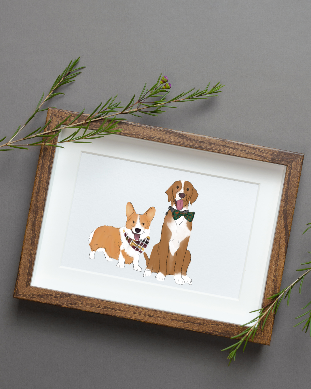 Custom Pet Portrait | Digital Watercolour