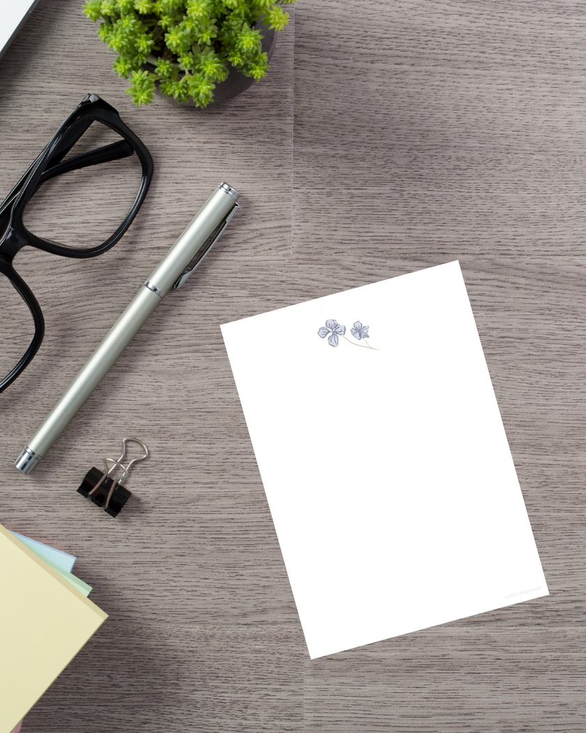 Hydrangea Logo Notepad | 4.5