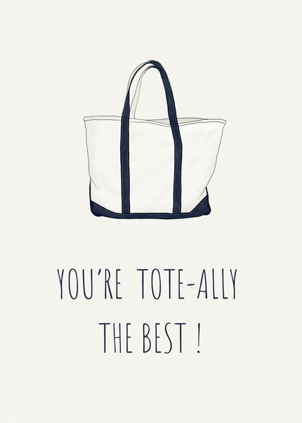 Tote Greeting Card | 4.25 x 5.5