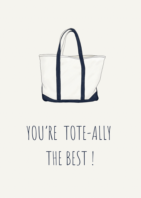 Tote Greeting Card | 4.25 x 5.5
