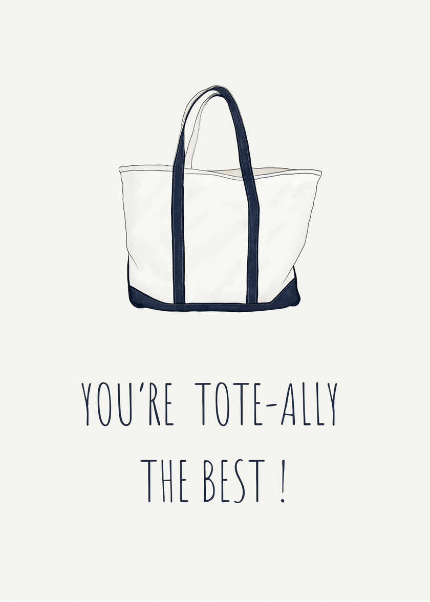 Tote Greeting Card | 4.25 x 5.5