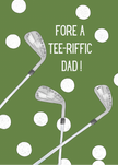 Golf Father's Day Card | 4.25x5.5